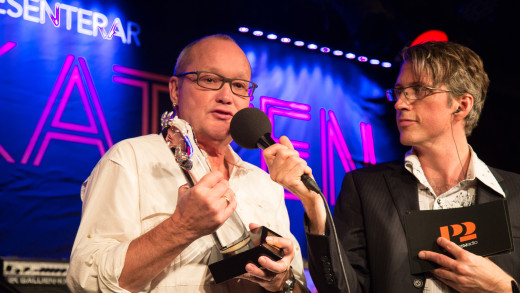 Vinnare P2 Jazzkatten 2015 Guldkatten - Nils Landgren Foto: Micke Grönberg/Sveriges Radio